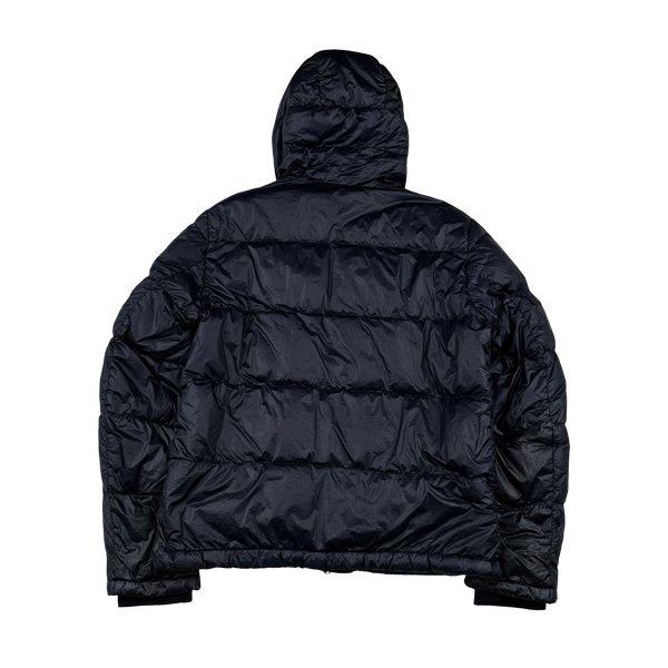 Stone Island 2012 Navy Garment Dyed Puffer Jacket - Large