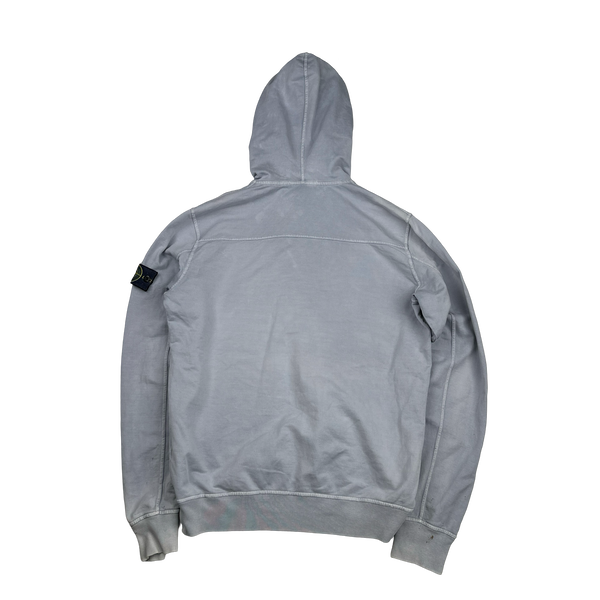 Stone Island 2013 Lilac Cotton Pullover Hoodie - Large