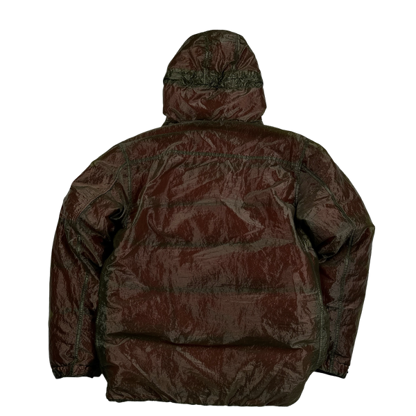 CP Company Burgundy Kan D Down Filled Jacket - XL