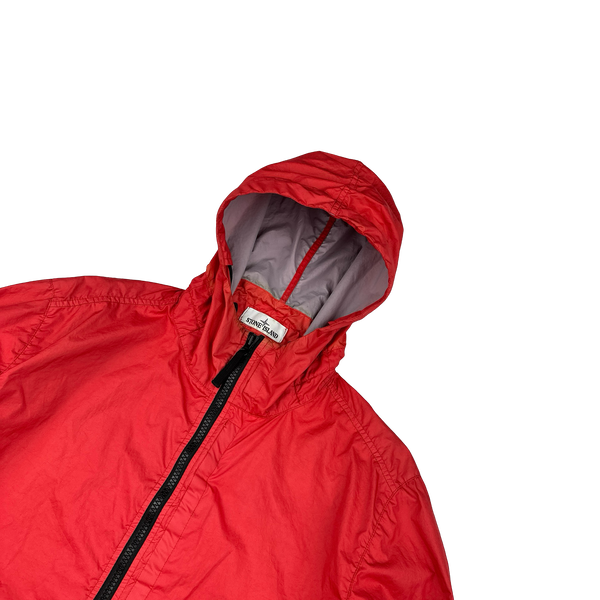 Stone Island 2019 Red Membrana TC 3L Hooded Jacket - XL