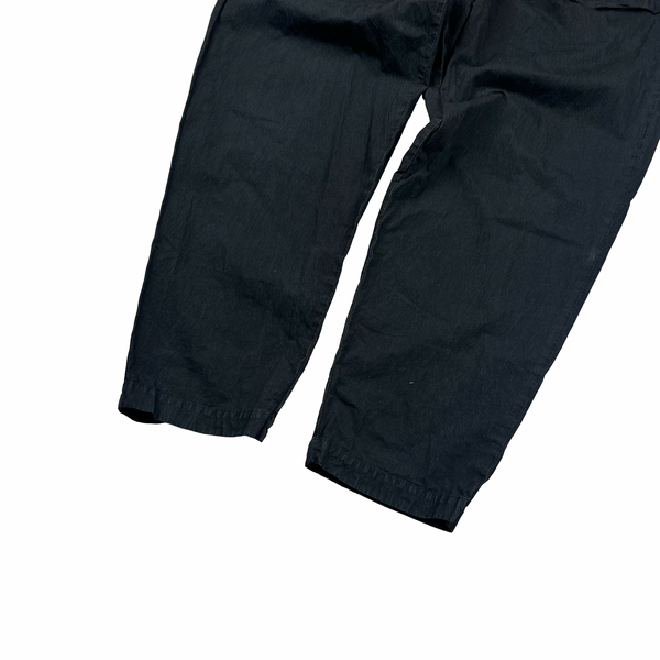 CP Company Washed Black Relaxed Fit Trousers - 3XL