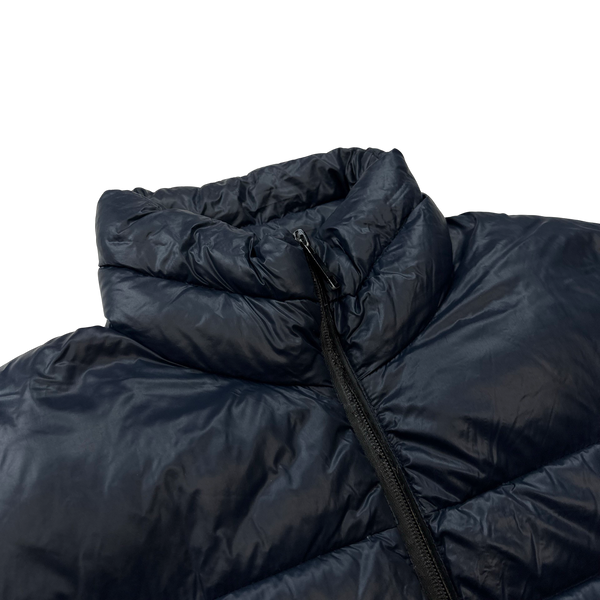 Prada Blue Zipped Puffer Jacket - Medium