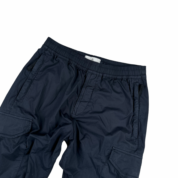 Stone Island 2020 RE T Navy Cargo Trousers - Small