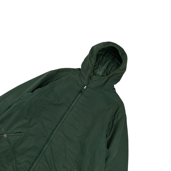 Stone Island 2021 Shadow Project Forest Green Primaloft Long Jacket - Medium