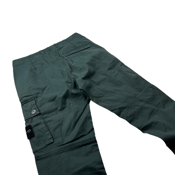 Stone Island Green 2022 Slim Fit Cargos - 29"