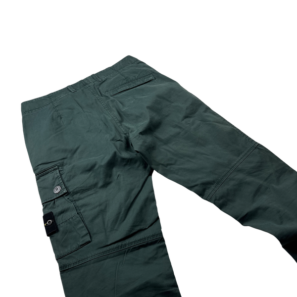 Stone Island Green 2022 Slim Fit Cargos - 29"