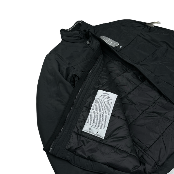 Stone Island 2019 Black Micro Reps Primaloft Winter Jacket - XXL