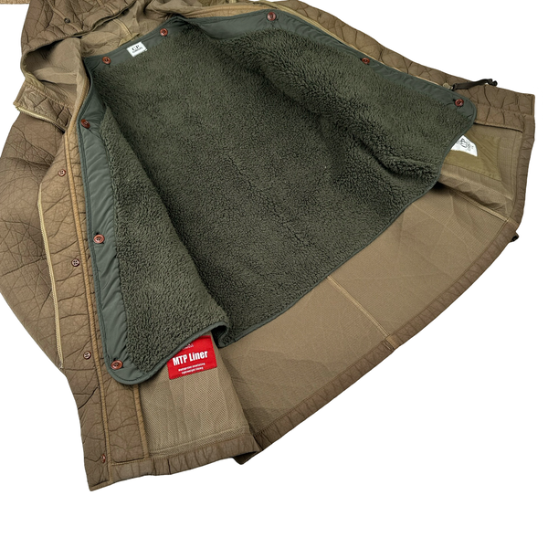 CP Company Beige MTP Liner Hooded Multi Pocket Jacket