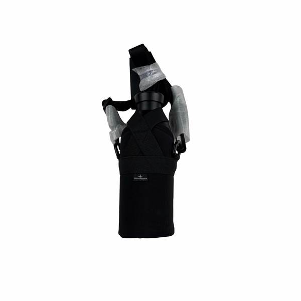 Stone Island 2022 Econyl Black Nylon Metal Bottle Holder Bottle