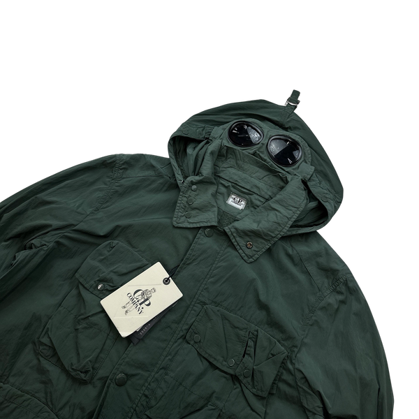 CP Company Green Chrome La Mille Goggle Jacket - XXL