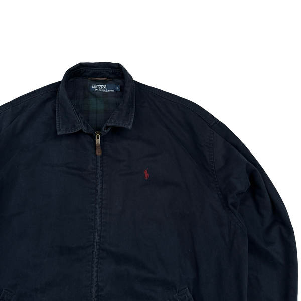 Ralph Lauren Navy Harrington Jacket - Large