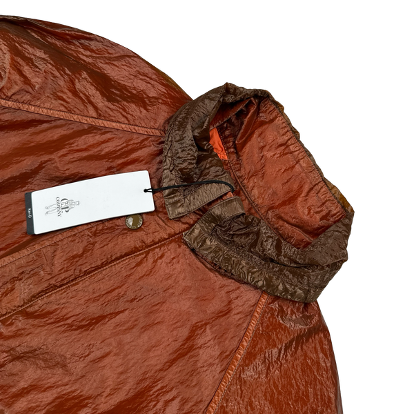 CP Company Red Garment Dyed Nylon Kan D Shell Jacket - Small