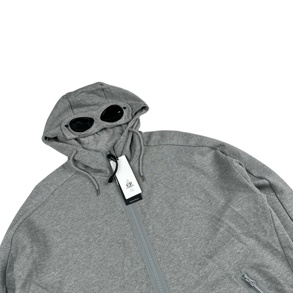 CP Company Grey Cotton Goggle Hoodie - XS & XXL