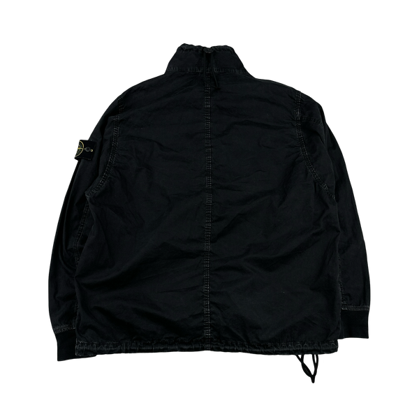 Stone Island 2020 Black Smock Pullover Overshirt - Medium