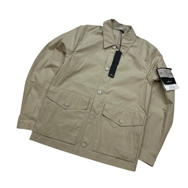 Stone Island 2023 Tan O-Ventile Ghost Jacket - Small