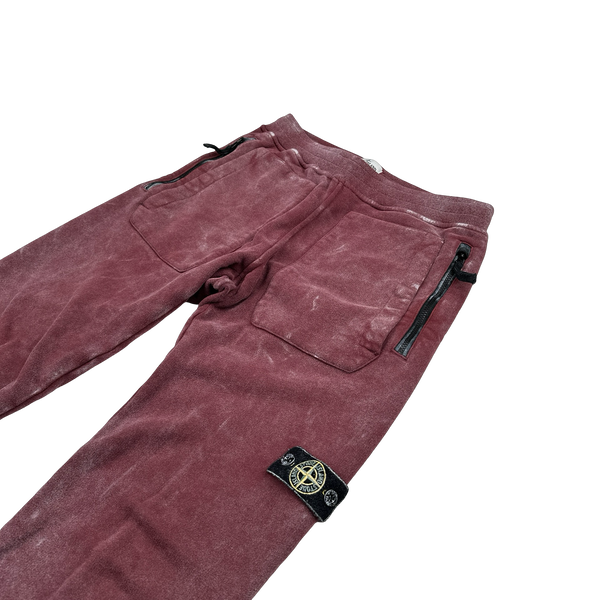 Stone Island 2020 Purple Junior Frost Cargo Joggers - Age 14