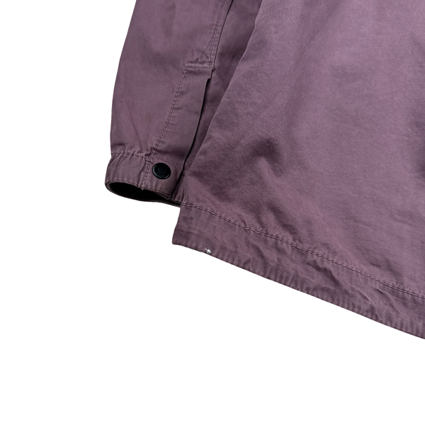 Stone Island 2020 Purple Zipped Overshirt - Large
