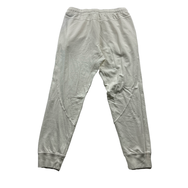 Cp company white joggers best sale