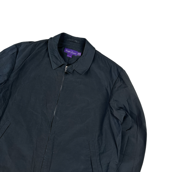 Ralph Lauren Purple Label Black Heavyweight Waterproof Jacket- XL