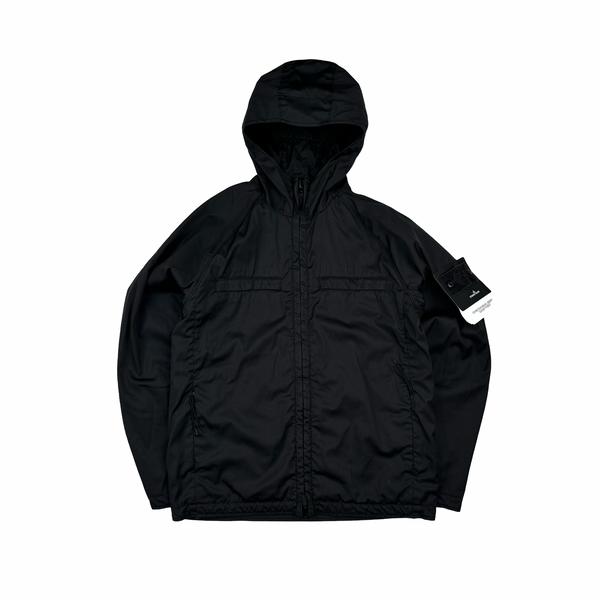 Stone Island 2021 Black Ghost Reversible Hooded Jacket - Medium