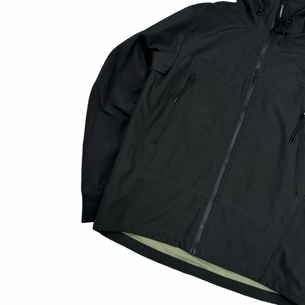 CP Company Black Soft Shell Goggle Jacket - XL