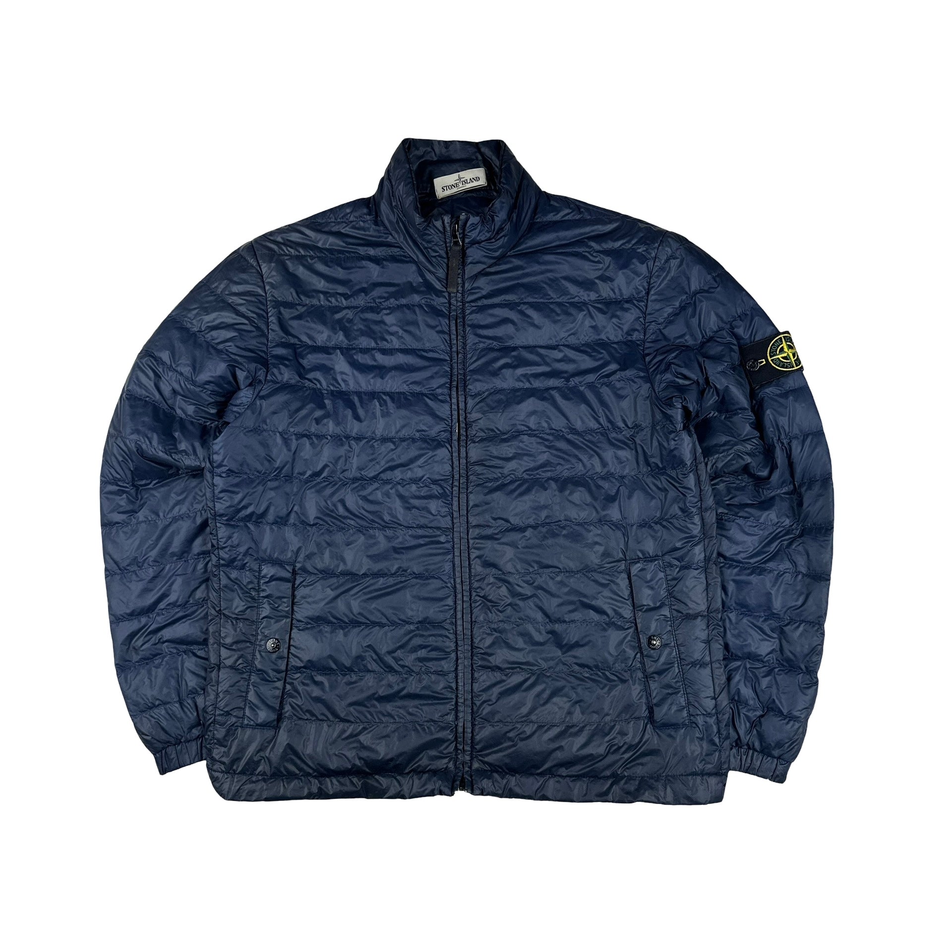 Stone Island Blue Micro Rip Stop Down Packable Jacket - XL – Mat's