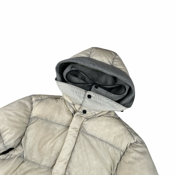 Stone Island 2009 Rare Opaque Nylon Tela Down Jacket - Small