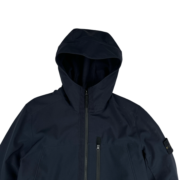 Stone Island 2018 Navy Soft Shell R Jacket - Medium