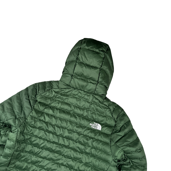 North Face Circular Design Green Down Filled Puffer Jacket - Small