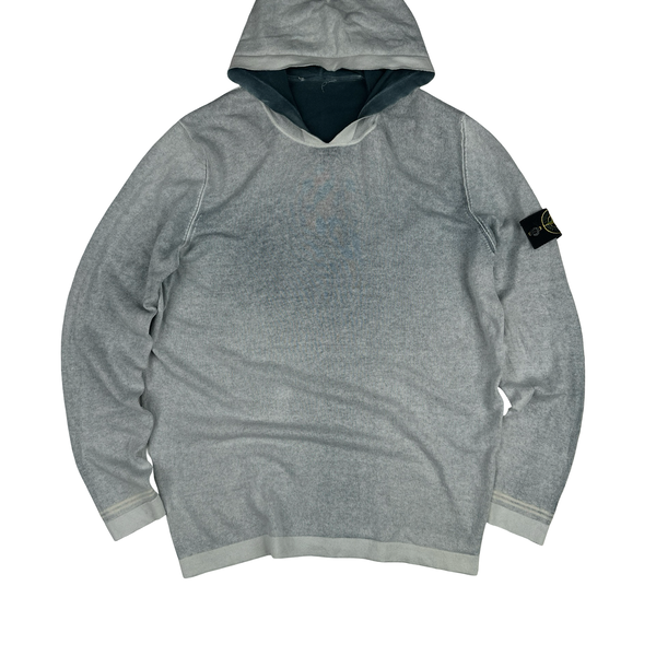Stone Island Hand Sprayed Pullover Hoodie - Large