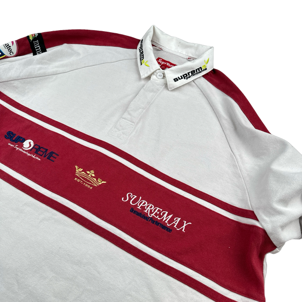 Supreme World Famous Spellout no.6 Rugby Polo Shirt - XXL