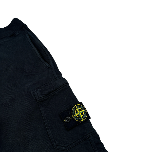 Stone Island 2017 Black Cotton Shorts - Medium