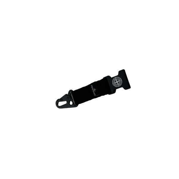 Stone Island Black Econyl Lanyard