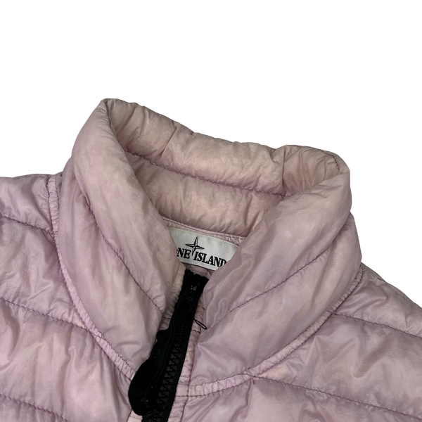Stone Island 2017 Pink Micro Yarn Down Jacket - Medium