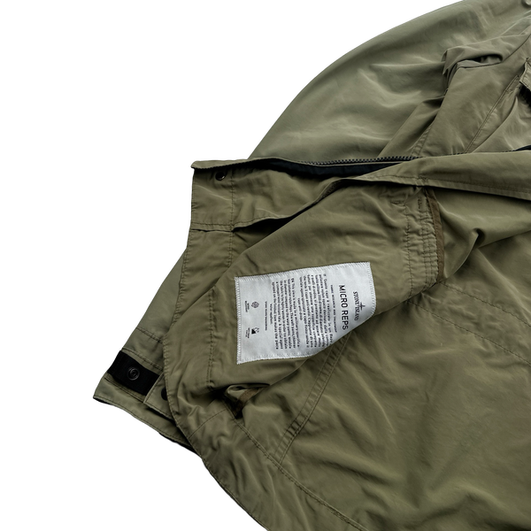 Stone Island 2017 Garment Dyed Micro Reps Field Jacket - Large