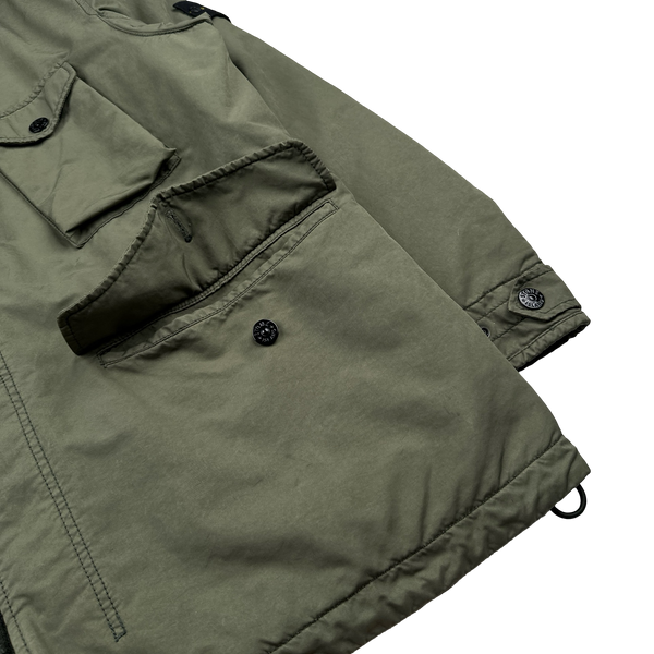 Stone Island 2018 Khaki David TC Primaloft Multipocket Jacket - 3XL