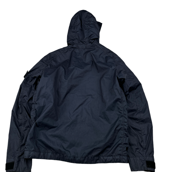 Stone Island 2017 Navy Membrana 3L TC Rain Jacket - Medium