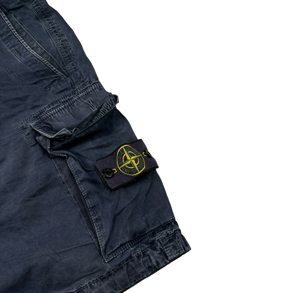 Stone Island 2013 Navy Cargo Shorts - 34"
