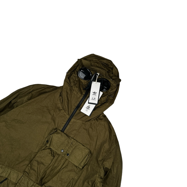 CP Company x Adidas Khaki Explorer Chrome Goggle Jacket - Medium