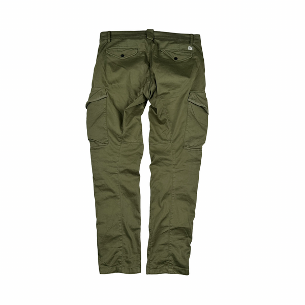 CP Company Green Ergonomic Fit Cargo Trousers - Medium