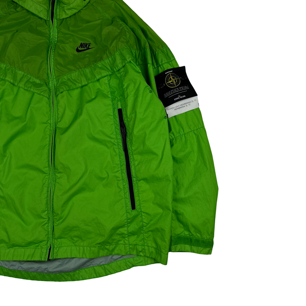 Stone Island x Nike Green Hyperlight Membrana Windrunner Jacket - XL