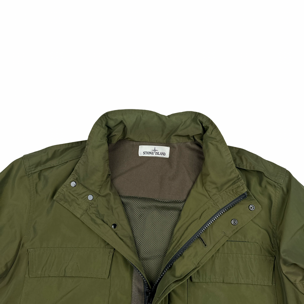 Stone Island 2016 Green Micro Reps Multi Pocket Field Jacket - 3XL