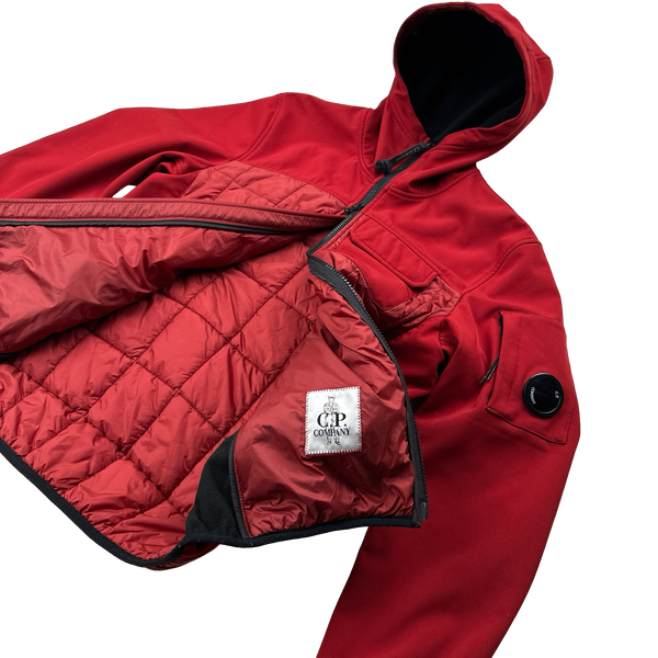 CP Company Red Hybrid Soft Shell Jacket - Age 14