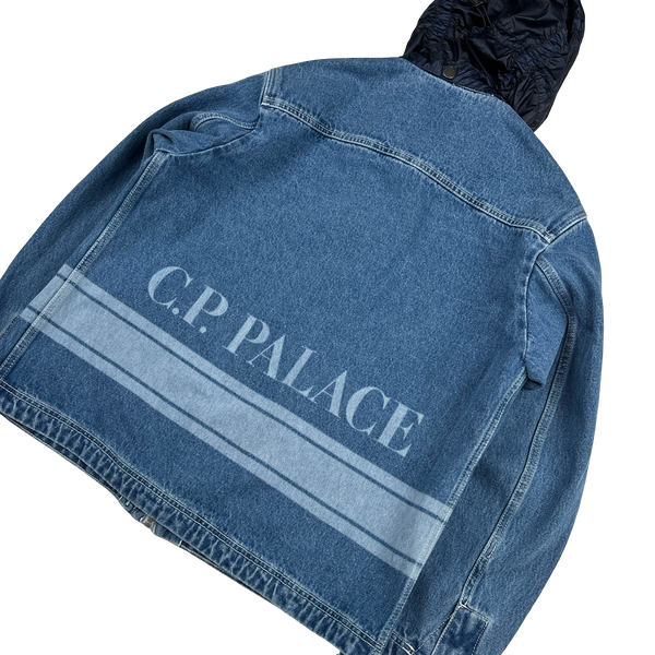 Palace X CP Company Denim 14 3/4Oz 3 In 1 Goggle Jacket - Small