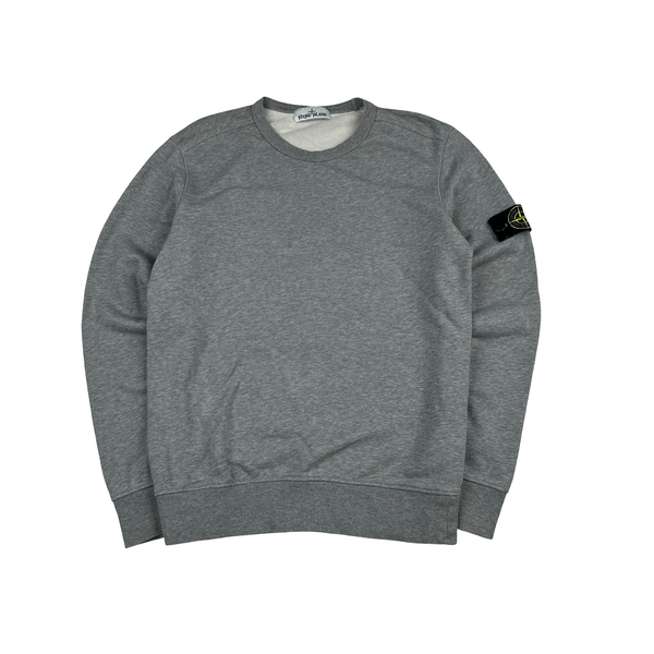 Stone Island 2019 Grey Crewneck Sweatshirt - Medium