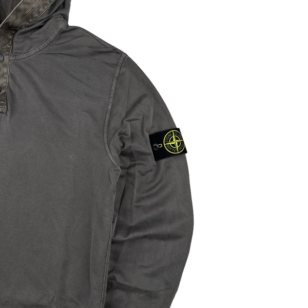 Stone Island 2013 Brown Cotton Pullover Hoodie - Medium