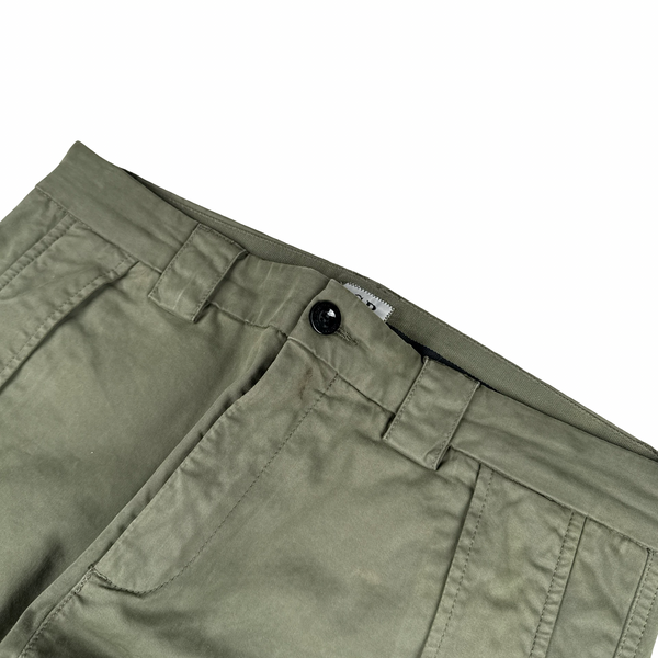 CP Company Khaki Ergonomic Fit Cargo Trousers - 32"