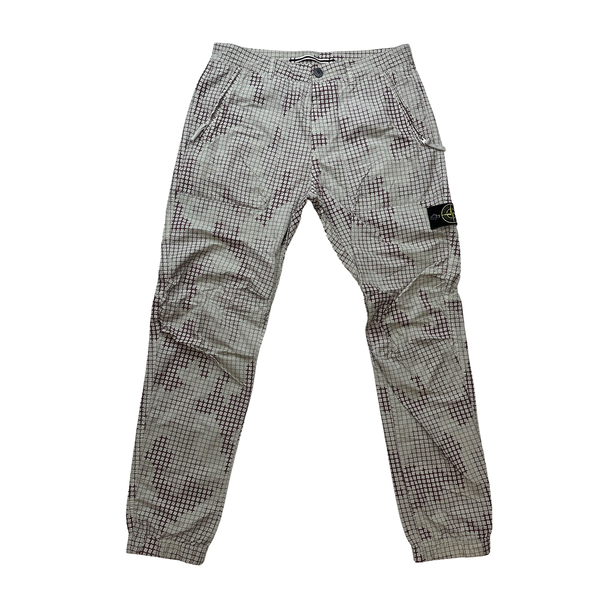 Stone island check grid new arrivals