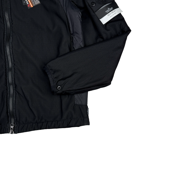 Stone Island 2020 Black Shadow Project Ren Mesh Bomber Jacket - Medium