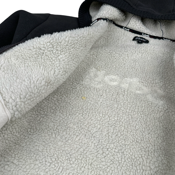 Schott Gray Fleece Lined Thick Jacket - XL
